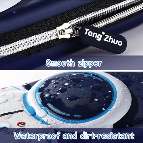 Sky Tech® 3D Cover EVA Space Astronaut Theme Pencil Case Large Capacity Pencil Pouch Bag Compass School Pouch Organizer for Students - Image 5