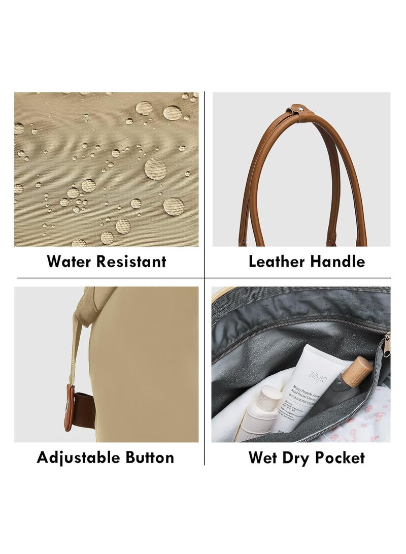 Arabest Diaper Bag, Mommy Bag with Organizing Pouches, Maternity Labor Bag for Hospital & Travel - Image 3