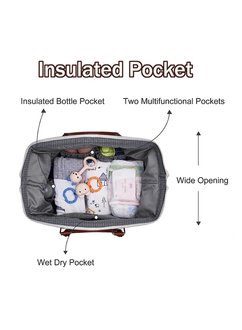 Arabest Diaper Bag, Mommy Bag with Organizing Pouches, Maternity Labor Bag for Hospital & Travel - Image 2