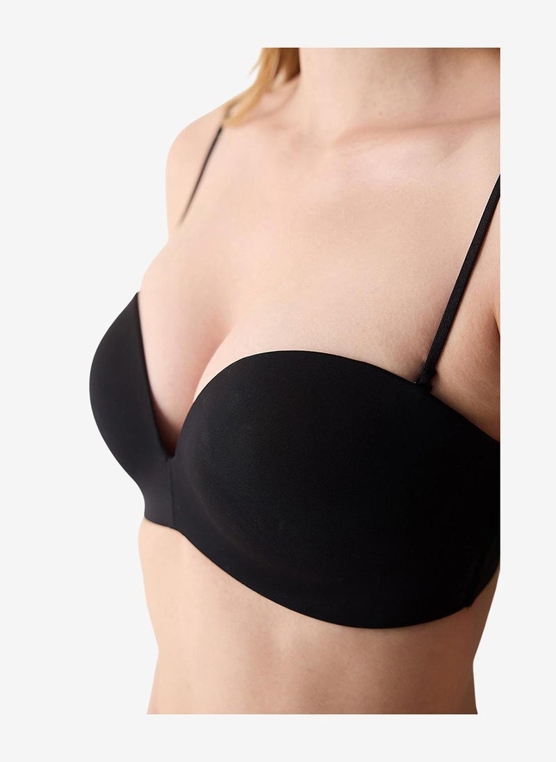 Penti Women Pure Up Black Push Up Wired Padded Bra - Image 3