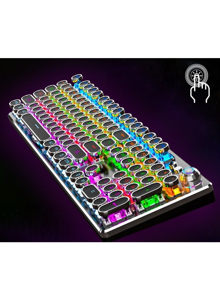 G870 Wired Mechanical Gaming Keyboard - 3-Color RGB Lighting - Aluminum Design - 104 Keys - 10 Million Keystroke Lifespan - USB Port - Black  - Image 5