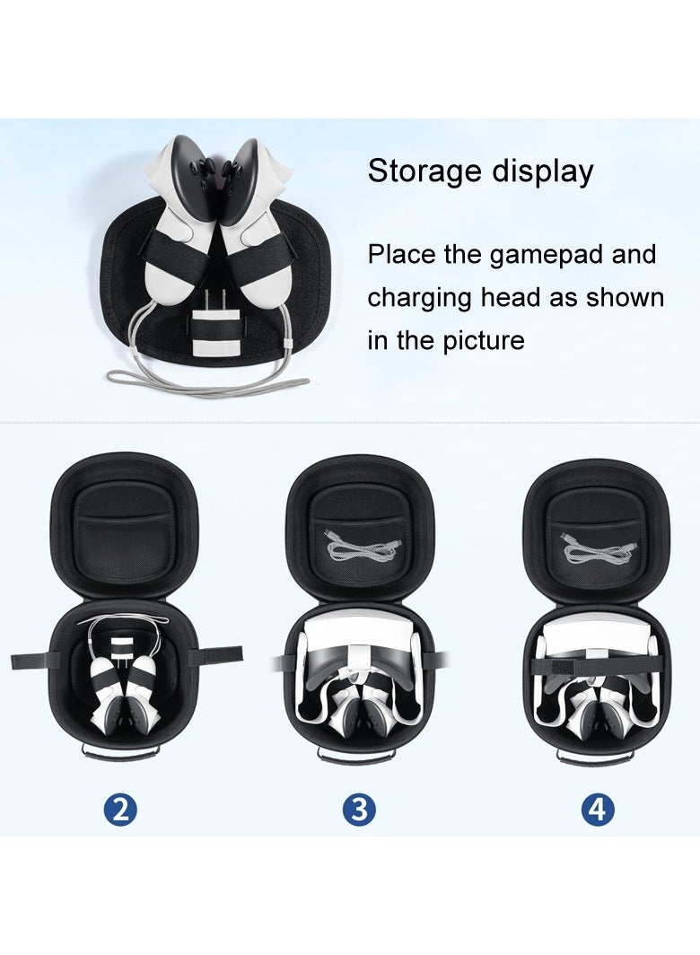 general Quest 3S translucent storage bag Portable Portable Meta Quest 3 S Accessory Storage box - Image 5