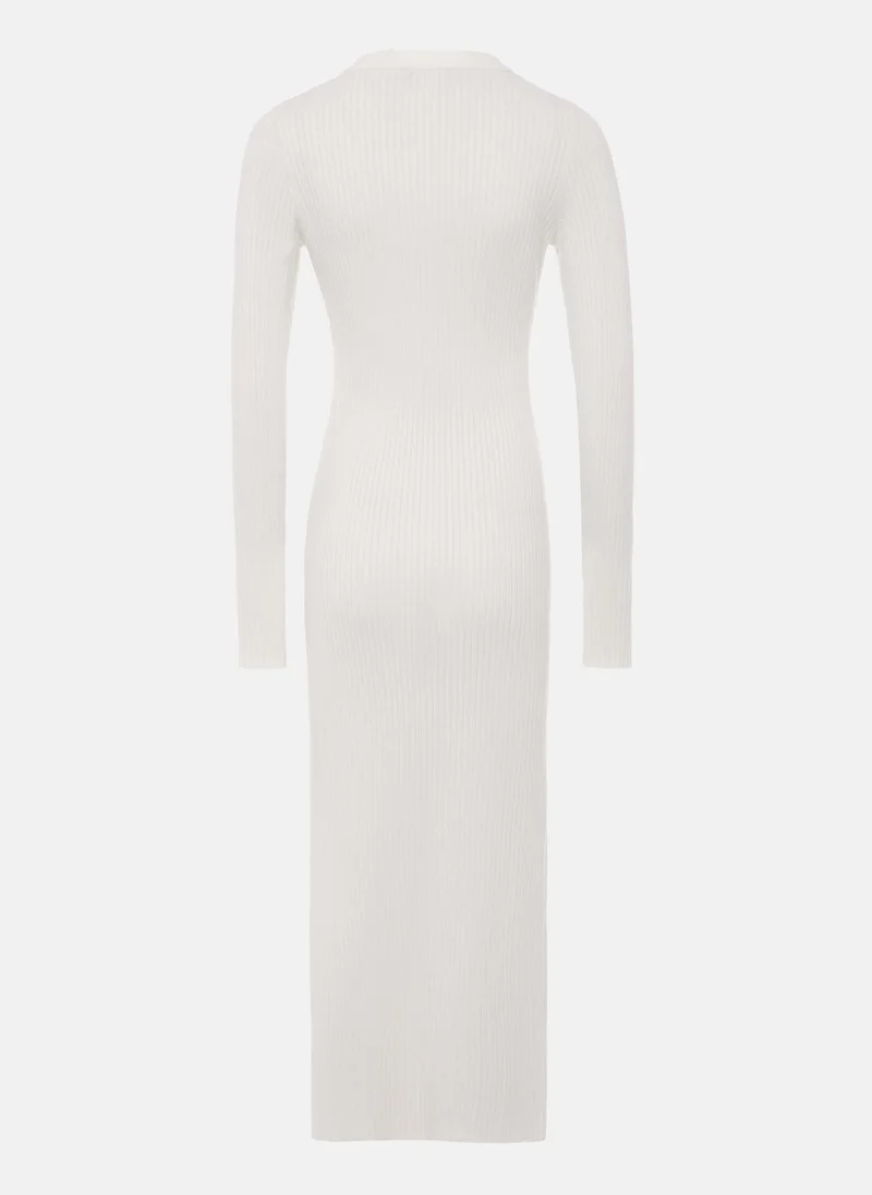 Lichi Ribbed jersey midi dress