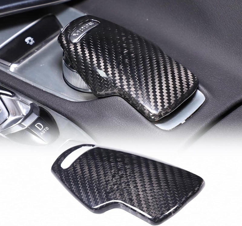 CHEAYAR Carbon Fiber Gear Shift Knob Cover for Corvette C8 Z06 Z51 (2020-2023) - Image 1