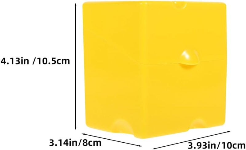 3pcs Airtight Plastic Cheese Storage Containers with Flip Lids, Fridge Slice Cheese Holders for Kitchen Food Organization and Butter Storage - Image 2