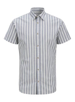 JACK & JONES Jjjoshua Oxford Stripe Detail Regular Fit Shirt  - Image 5