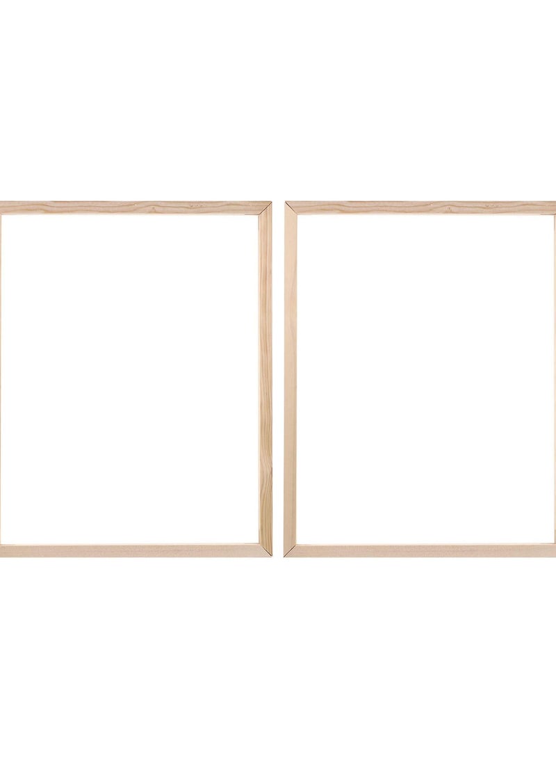GGOOT 8pcs DIY Wood Stretcher Bars for Canvas Stretching Wall Art Painting Canvas Wooden Frame Strips Soild Nature Wooden Picture Poster Frame - Image 1