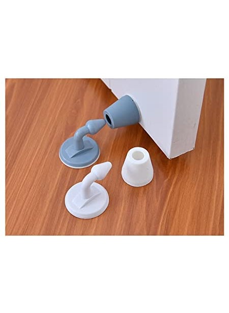 yorten Yorten Door Stopper Floor Holder Anti Collision Door Bumper Strip Rubber Doorstop Wedge DoubleSided Tape Hidden Sticker Floor Mounted Door Stopper Multicolor Pack of 1  - Image 2