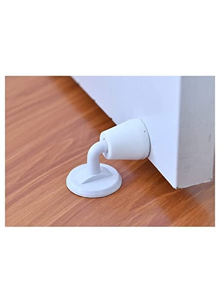 yorten Yorten Door Stopper Floor Holder Anti Collision Door Bumper Strip Rubber Doorstop Wedge DoubleSided Tape Hidden Sticker Floor Mounted Door Stopper Multicolor Pack of 1  - Image 3