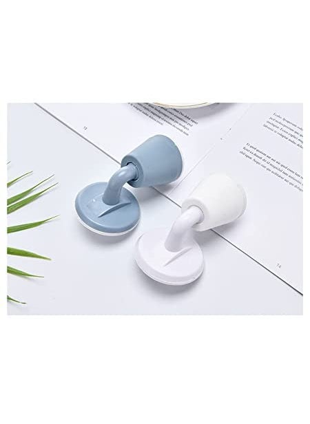 yorten Yorten Door Stopper Floor Holder Anti Collision Door Bumper Strip Rubber Doorstop Wedge DoubleSided Tape Hidden Sticker Floor Mounted Door Stopper Multicolor Pack of 1  - Image 4
