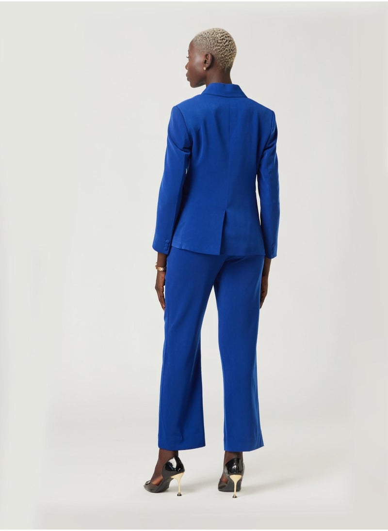 IZEL - Cobalt Two-piece Suit Set with pants - Image 1