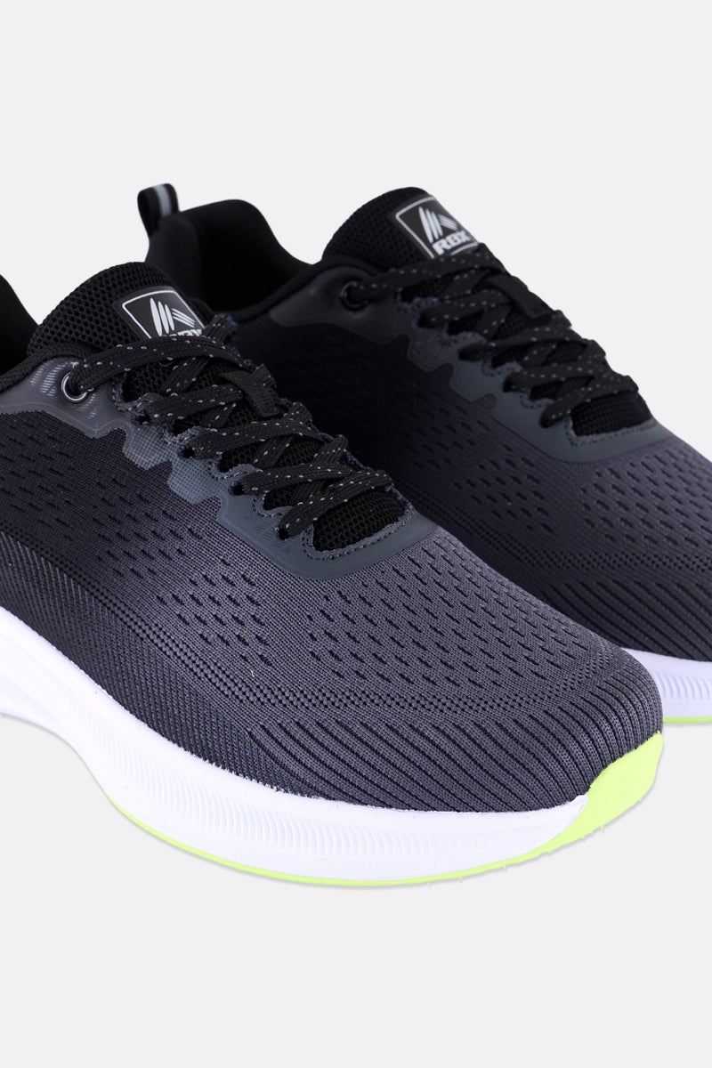 RBX Men Lace Up Training Shoes, Dark Grey - Image 2