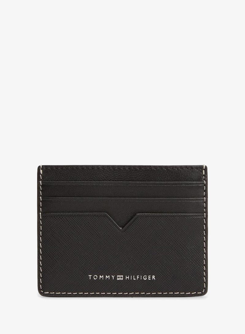TOMMY HILFIGER Leather Logo Credit Card Holder - Image 1