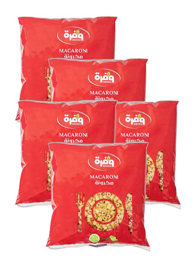 WAFRA Mezzi Sedanini Rigati Macaroni, 400g, Bundle of 5 - Image 1