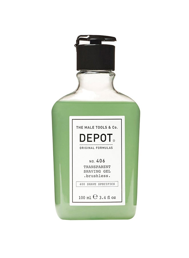 Depot جل حلاقة شفاف بدون رغوة - يسمح بالحلاقة الدقيقة والتفاصيل، يوفر انزلاقًا سلسًا ويمنع الجروح (100 مل) - Image 1