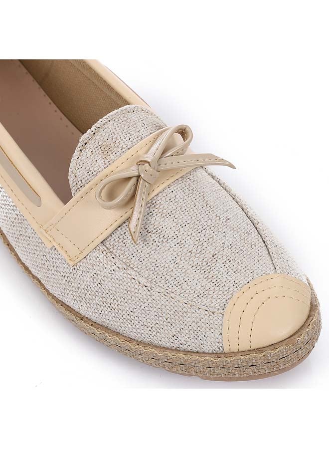 ICE CLUB ICE CLUB Heritage Bow Slip-Ons - Begie - Image 5