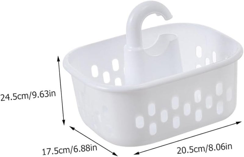 سلة تخزين دش محمولة من Unomor بمقبض مريح لتنظيم الحمام - Image 3