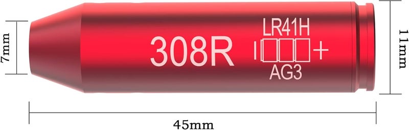 TPO .223/.308/30-30/30-06/.350 ليجند/300BLK/6.5 كريدمور/450 بوشماستر/338/قوس/ .300 وين/7.62X54R/6.5 غريندل/5.7x28/.458 سوكوم ليزر أحمر لرؤية الفوهة مع 6 بطاريات - Image 3