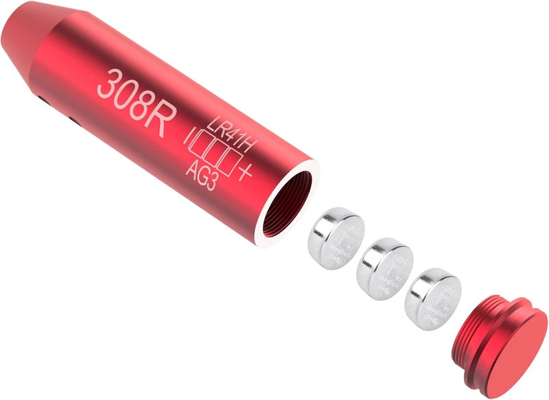 TPO .223/.308/30-30/30-06/.350 ليجند/300BLK/6.5 كريدمور/450 بوشماستر/338/قوس/ .300 وين/7.62X54R/6.5 غريندل/5.7x28/.458 سوكوم ليزر أحمر لرؤية الفوهة مع 6 بطاريات - Image 4