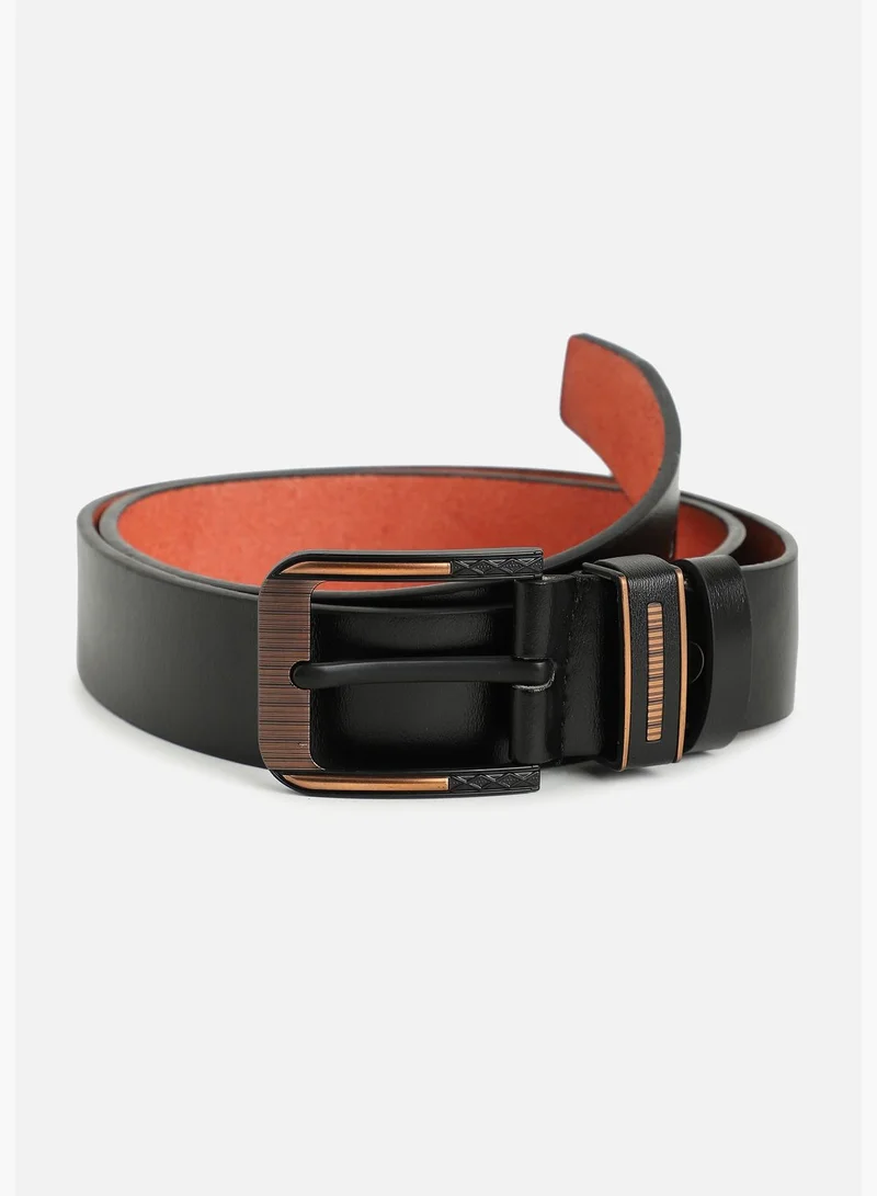 French Accent Casual Solid PU Leather Waist Belt For Men