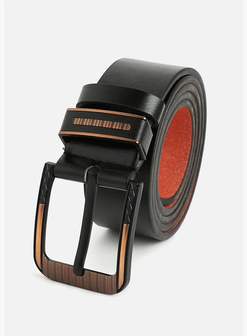 French Accent Casual Solid PU Leather Waist Belt For Men