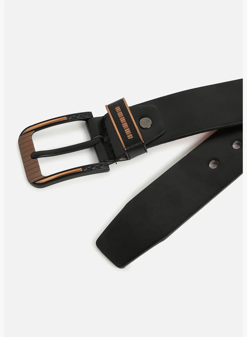 French Accent Casual Solid PU Leather Waist Belt For Men