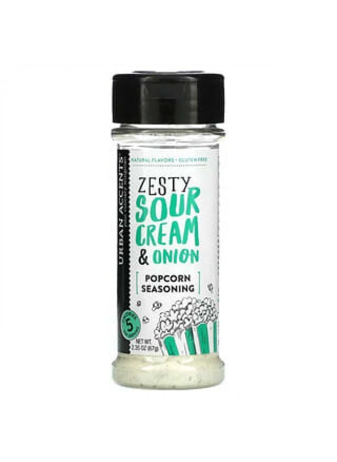URBAN ACCENTS Urban Accents, Popcorn Seasoning, Zesty Sour Cream & Onion, 2.35 oz (67 g)  - Image 3