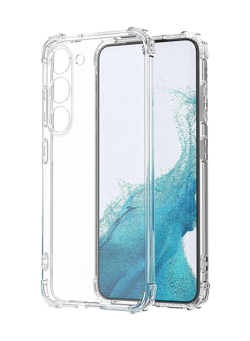 Samsung Galaxy S24 Plus 5G Cover Case soft TPU Transparent Silicone Gel Back Protective Case shock Absorbent Reinforced Bumper Corners for S24 Plus - Image 3
