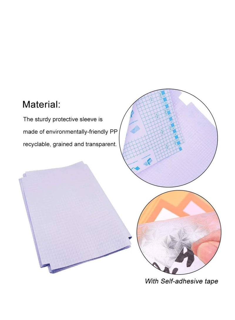 30 قطعة من غلاف كل كتاب، غلاف ورقي شفاف، غلاف الكتاب، مقاوم للماء، غطاء حماية للكتب المدرسية، غلاف كتاب ذاتي اللصق، ملصق ورقي - Image 3