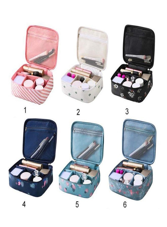 AAGNA Travel Makeup Cosmetic Bag Makeup Storage Toiletry Bags for Women, Makeup Bag Organizer with Dividers, Large Travel Makeup Organizer for Girls Make Up Bag Brush Bags - Image 3