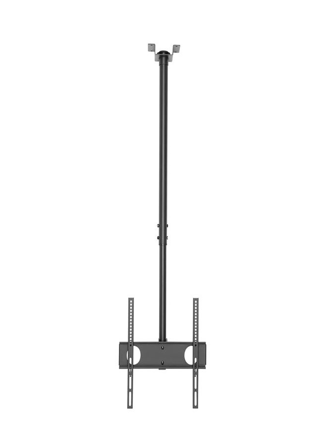 Skill Tech SH 44C Ceiling Mount for 26"-75" LED LCD Screens, VESA 400x400, Adjustable Drop 970–1470mm, 50kg Load Capacity – Black  - Image 1