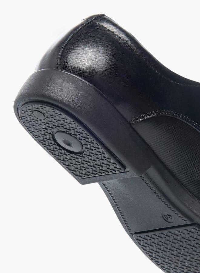 DUCHINI Mens Textured Derby Shoes With Lace-Up Closure - Image 5