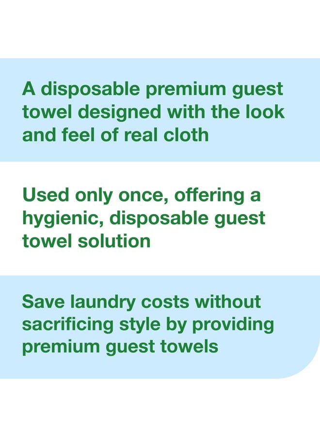 Tork LinStyle Valet Guest Towel White, 1/6 Fold, 5 x 100 Towels, 716001 - Image 3