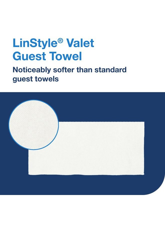 Tork LinStyle Valet Guest Towel White, 1/6 Fold, 5 x 100 Towels, 716001 - Image 4