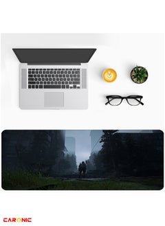 CARONIC Large Gaming Mouse Pad with Superior Micro Weave Cloth Extended Desk Mousepad with Stitched Edges Non-Slip Base Water Resist Keyboard Pad For Gamer And Office Home TLO 244  - Image 4