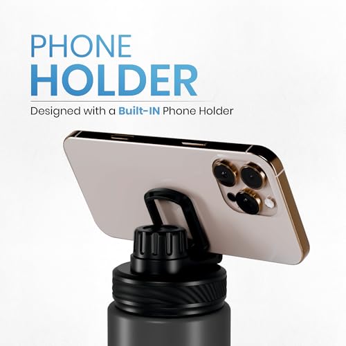 Aquaminder Smart Water Bottle Glows & Beeps to Remind You to Drink More 600 ml Chug Cap Bottle For Adults and Kids Perfect for Secret Santa Gift & Birthday Gift, Travel, Gym, Yoga, Hudson - Image 5