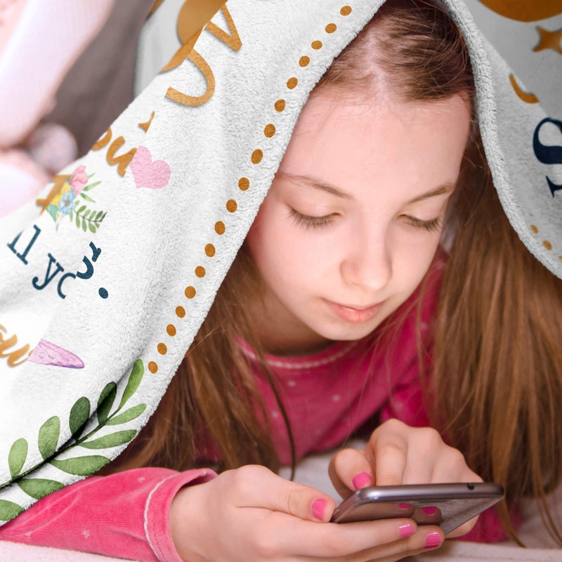 Ruvinzo 13 Year Old Girl Gift Ideas  Gifts for 13 Year Old Girl  13th Birthday Gifts for Girls  Teen Girl Age 13 Birthday Gift Ideas  Best Birthday Gift Blanket 60  x 50  for 13 + Year Old Girl - Image 4