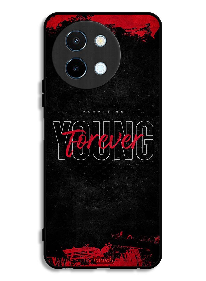 Tolwak Vivo Y38 5G Protective Case Cover Forever Young - Image 1