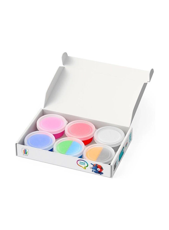 HEY CLAY DIY Bugs: Snail, Dragonfly, Ladybird Plastic Creative Modelling Air-Dry Clay For Kids 6 Cans - Image 3