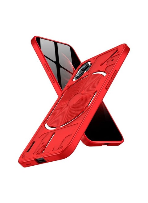 Case Cover For Nothing Phone 1 GKK Three Stage Splicing Full Coverage PC Phone Case Red