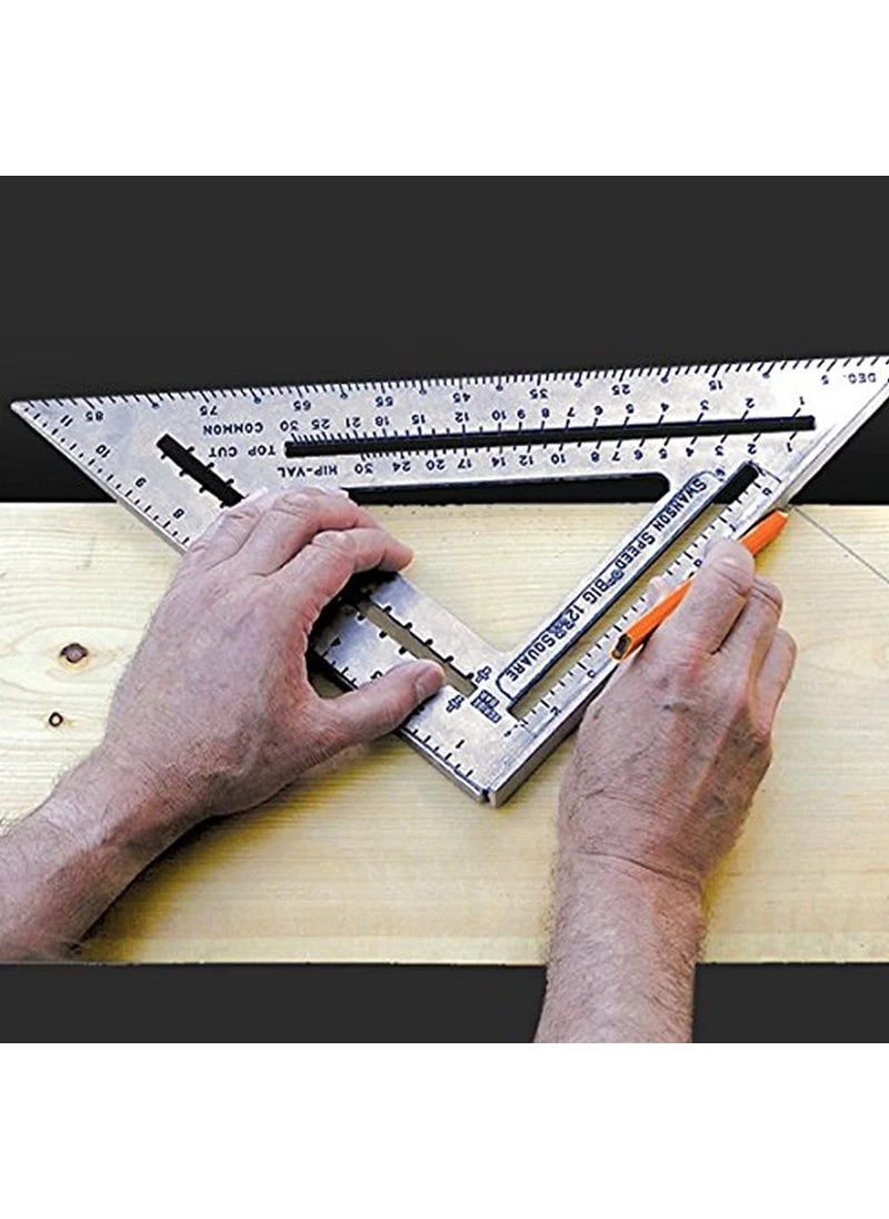 Swanson Tool Co. , Inc Swanson Tool Co S0107 "Big 12" 12-Inch Speed Square Layout Tool with Blue Book  - Image 4