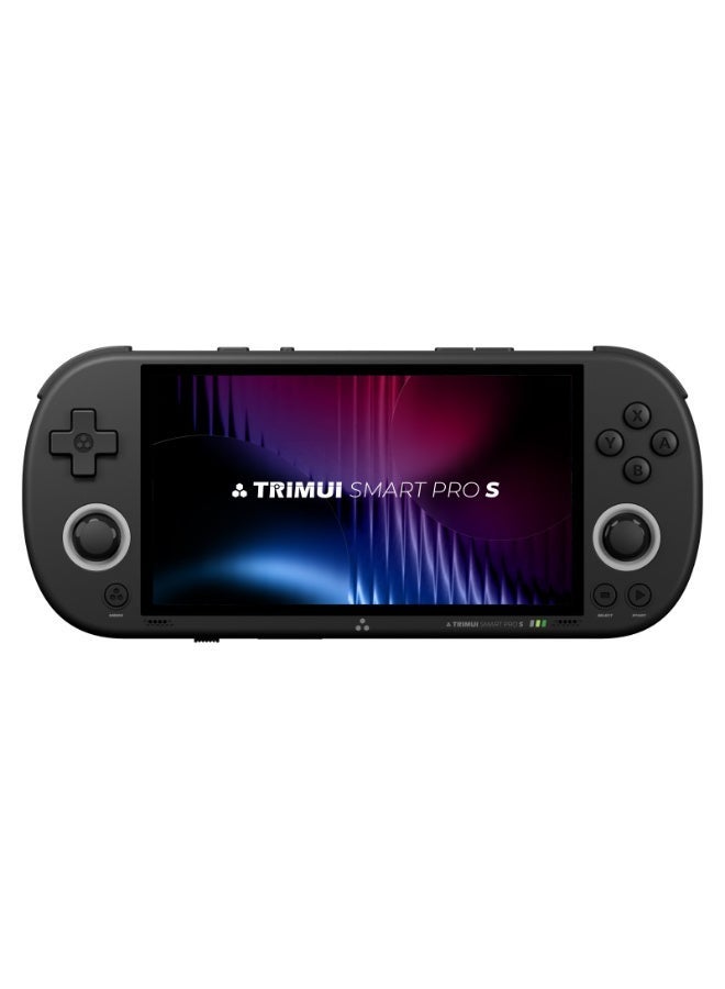 TRIMUI Smart Pro S open-source handheld retro game console, nostalgic LINUX system retro arcade game console, HD 4.96-inch IPS screen, 5000mAh large-capacity battery (with 64GB game card) - Image 1