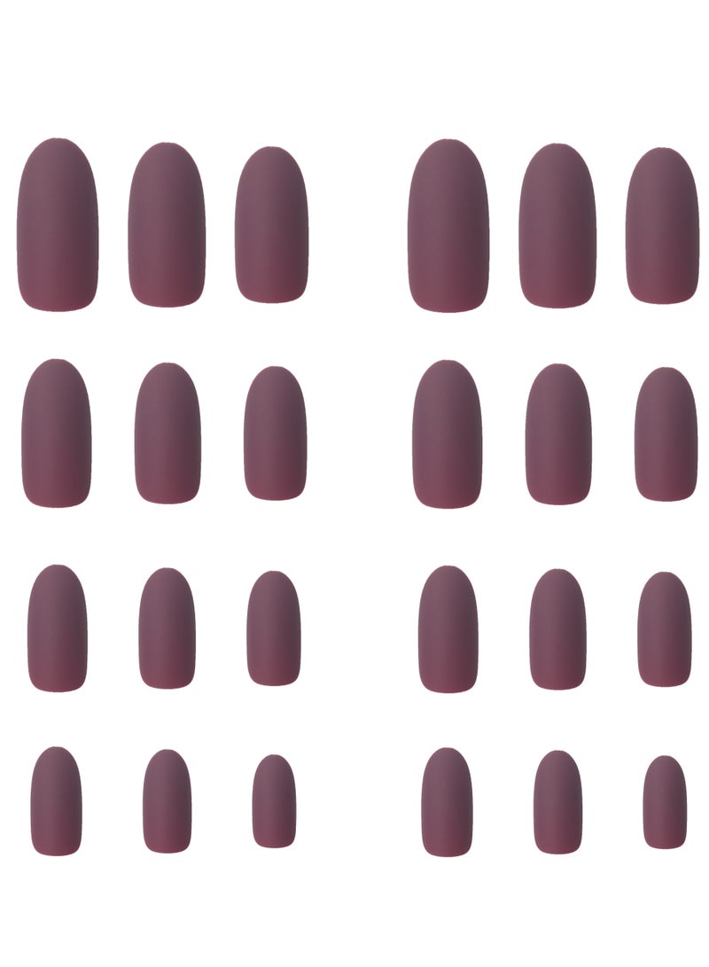 Farah22 24-Piece Matte Adhesive False Nails - Image 2