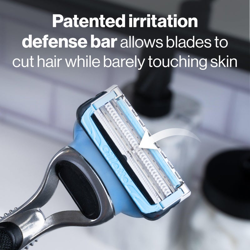 Gillette SkinGuard Razors, 1 Gillette Razor, 4 Razor Blade Refills, Designed for Men with Skin Irritation, Razor Bumps, and Sensitive Skin - Image 3