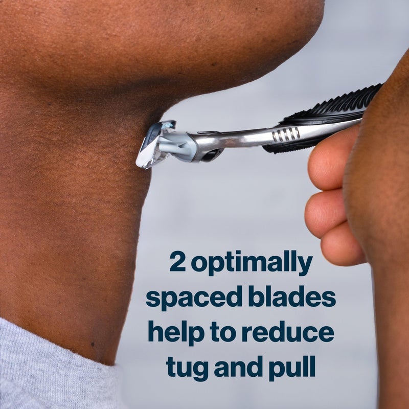 Gillette SkinGuard Razors, 1 Gillette Razor, 4 Razor Blade Refills, Designed for Men with Skin Irritation, Razor Bumps, and Sensitive Skin - Image 4