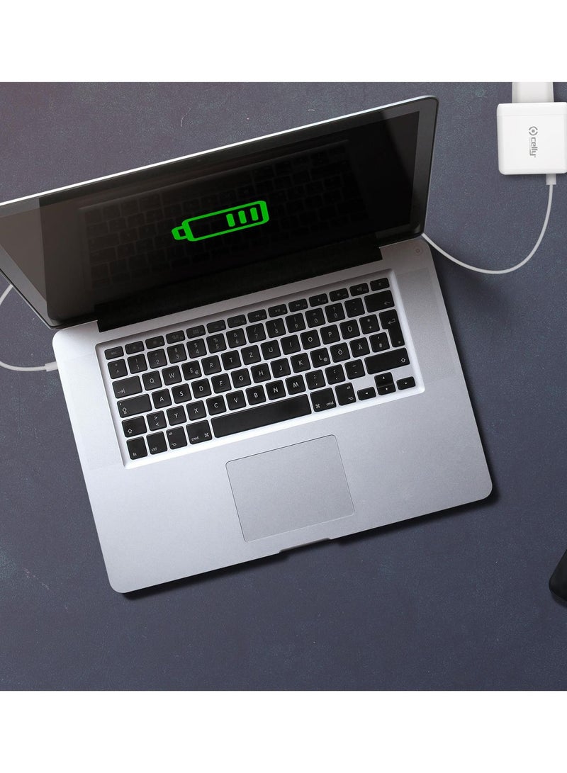 Celly TC1C65WGAN - USB-C Wall Charger GaN 65W [PRO POWER] - Image 4