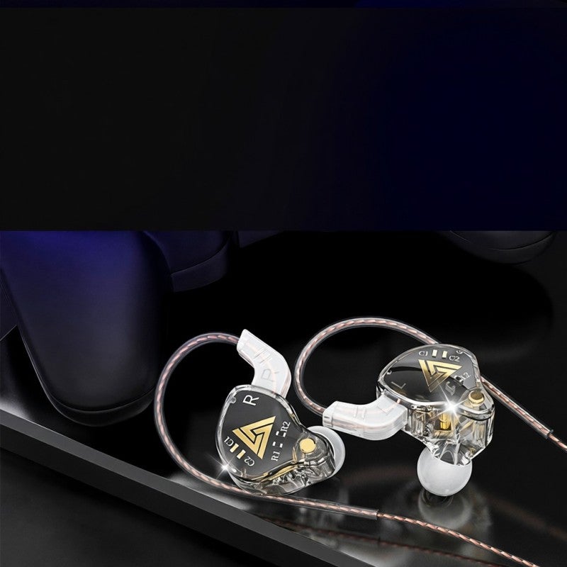 QKZ In-ear Wired Earphones Monitor Headphones HIFI Professional Level Sound High Polymer Crystalline Diaphragm Dynamic Earphone Line Control Ergonomic Design Clear Communication Sports Running In-Ear - Image 5