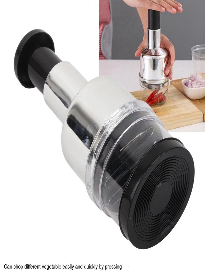 AYNEFY Onion Chopper, Hand Vegetable Chopper, Onion Press Chopper, Stainless Steel Manual Food Chopper, For Kitchen - Image 5