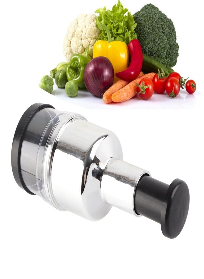 AYNEFY Onion Chopper, Hand Vegetable Chopper, Onion Press Chopper, Stainless Steel Manual Food Chopper, For Kitchen - Image 1