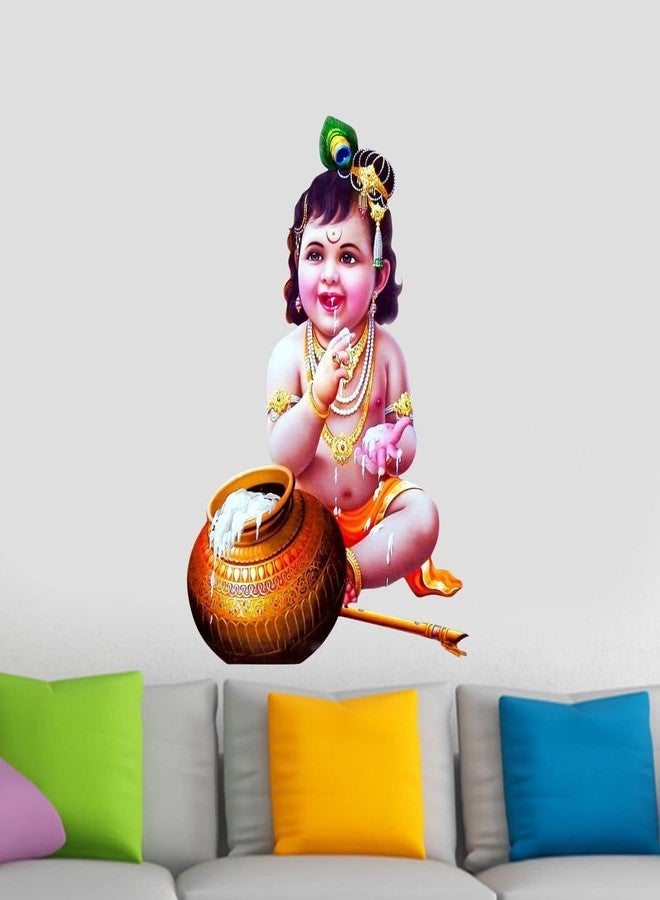 Sticker Studio BAL Krishna Wall Sticker & Decal (PVC Vinyl,Size -58 CM X 40 CM) - Image 5